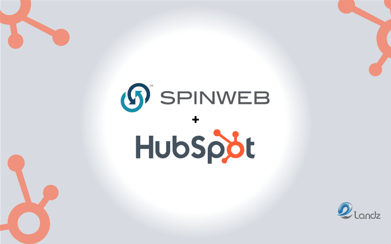 SpinWeb & HubSpot Collaboration, Visual by Elandz