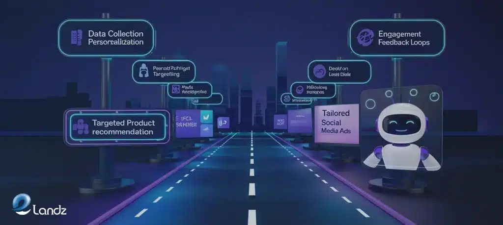 The rise of AI-powered marketing, visual by Elandz