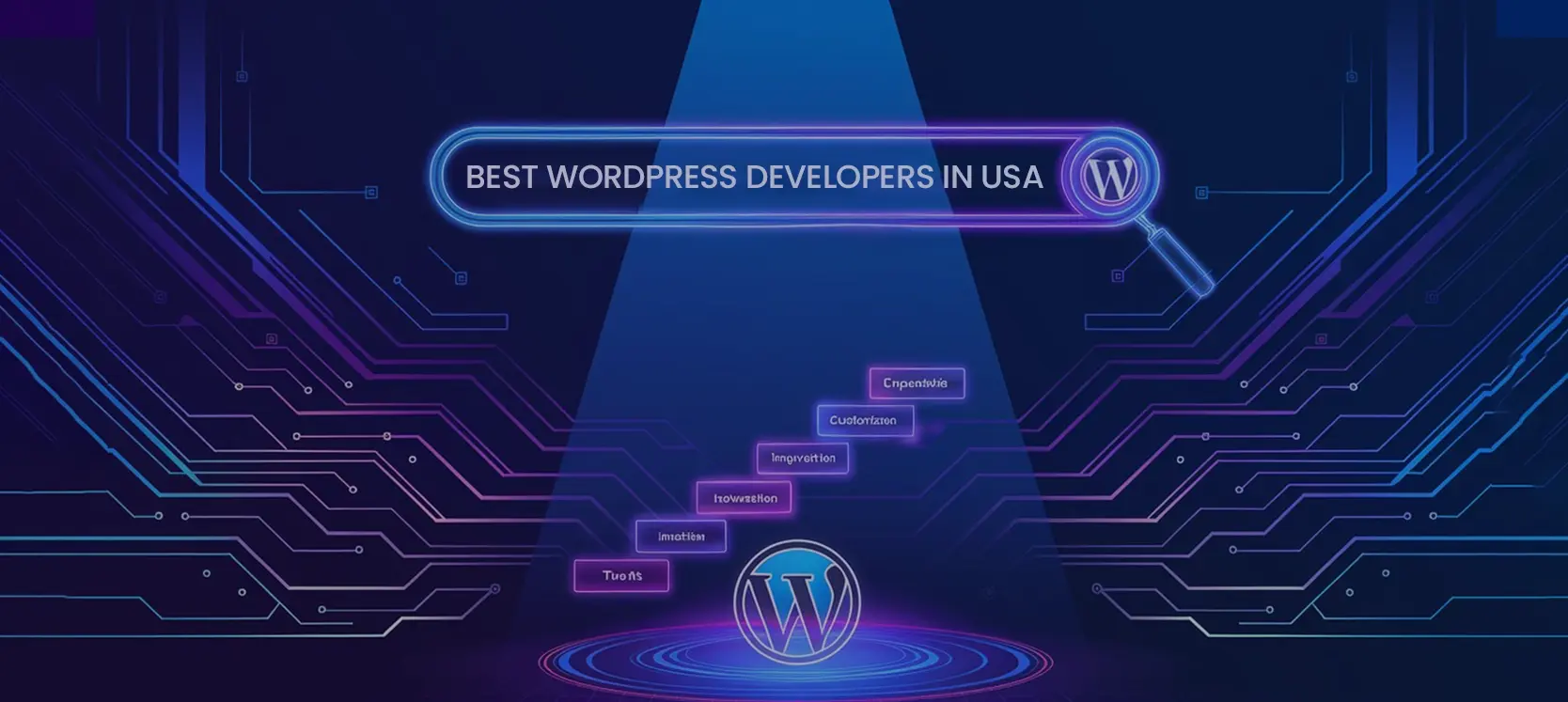 How to Hire the Best WordPress Developers in USA, Visual by Elandz