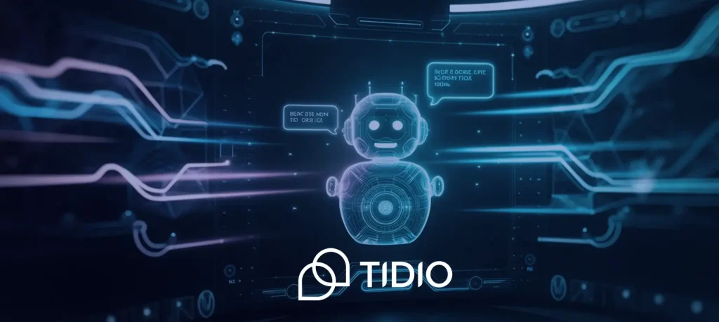 What is Tidio chatbot, visual by Elandz