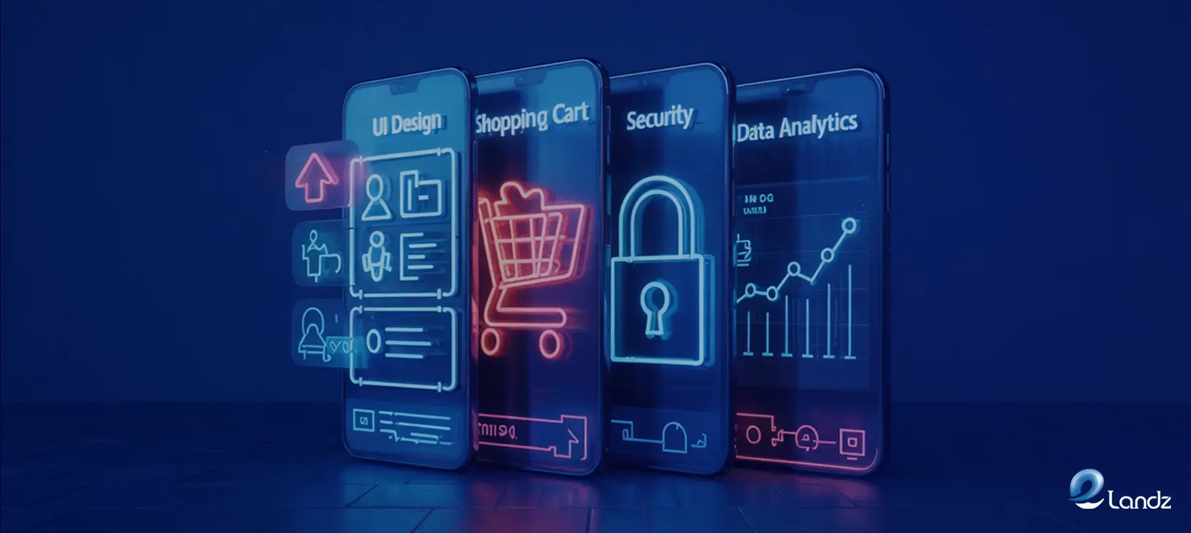 Complete Guide to Building a Successful eCommerce Mobile App, visual by Elandz