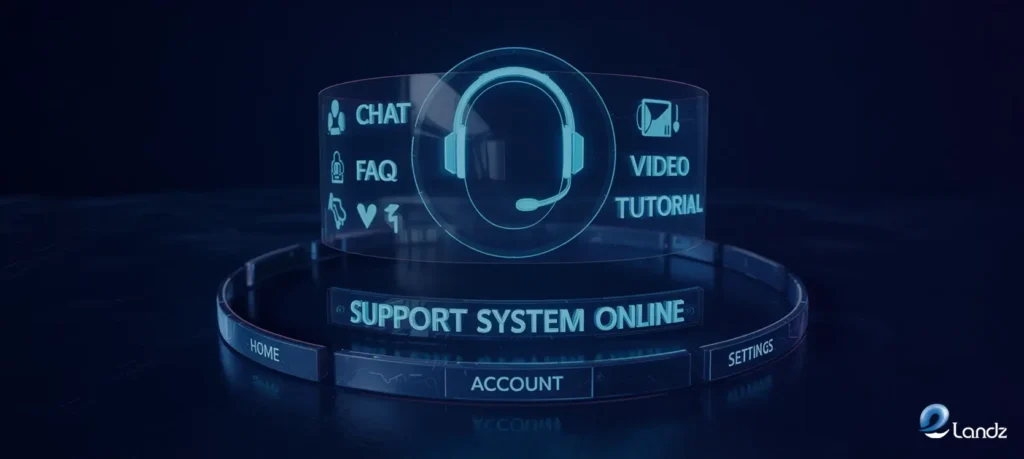 Customer Support and Learning Resources Customer Support and Learning Resources, visual by Elandz