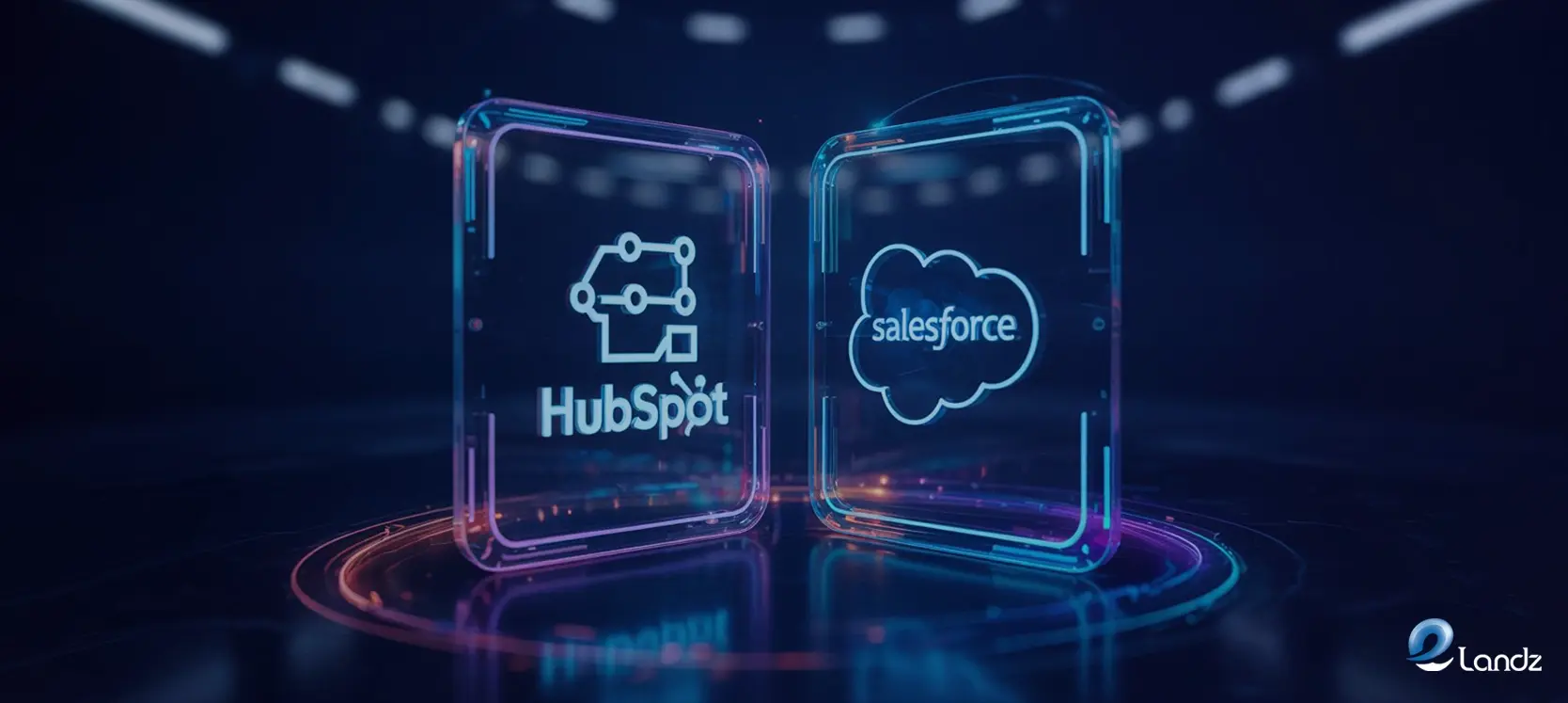Understanding the Difference Between HubSpot Versus Salesforce, visual by Elandz